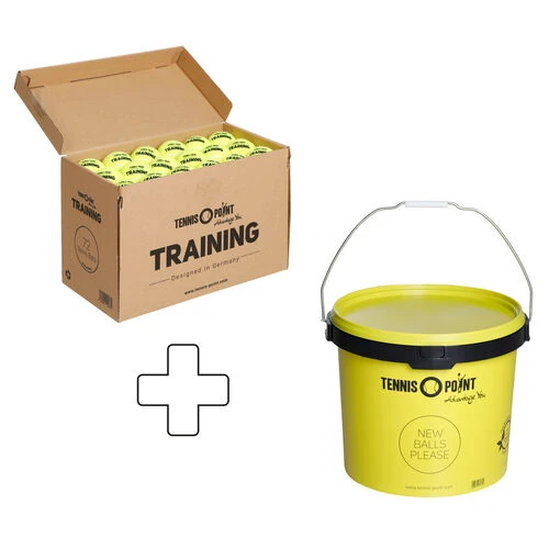 Training Box Of 72 Pcs Plus Ball Bucket, Pressureless 3 Training Box Of 72 Pcs Plus Ball Bucket, Pressureless