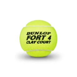 Dunlop Fort Clay Court 4 Ball Tube -Tennis Equipment Store 0162300000 10
