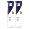 Wilson Roland Garros All Court 2x 4 Ball Tube -Tennis Equipment Store 0162600000 000
