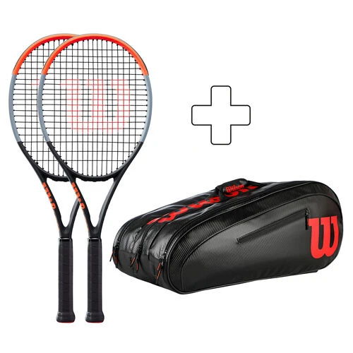 Wilson 2 X Clash 100 Plus Tennis Bag 3 Wilson 2 X Clash 100 Plus Tennis Bag