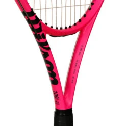 Wilson Clash 100L V2.0 Bright Neon Pink Tour Racket -Tennis Equipment Store 04005000 10