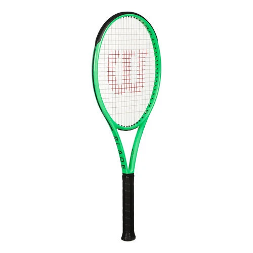 Wilson Blade 100L V8 Bright Neon Green Tour Racket 6 Wilson Blade 100L V8 Bright Neon Green Tour Racket - Image 4