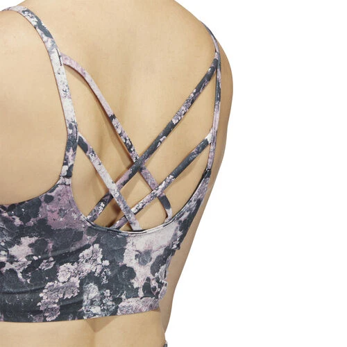 ADIDAS Yoga Light-Support Long Line All Over Print Sports Bras Women 9 ADIDAS Yoga Light-Support Long Line All Over Print Sports Bras Women - Image 7