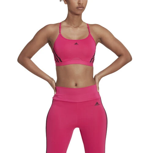 ADIDAS Aeroreact Low-Support 3 Stripes Sports Bras Women 7 ADIDAS Aeroreact Low-Support 3 Stripes Sports Bras Women - Image 5