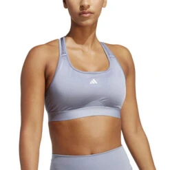 ADIDAS PowerReact Training Medium-Support Bra Sports Bras Women -Tennis Equipment Store 17841000 13