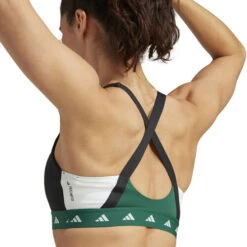 ADIDAS PWI Medium-Sport Tech-Fit Color Block Sports Bras Women -Tennis Equipment Store 18520000 16